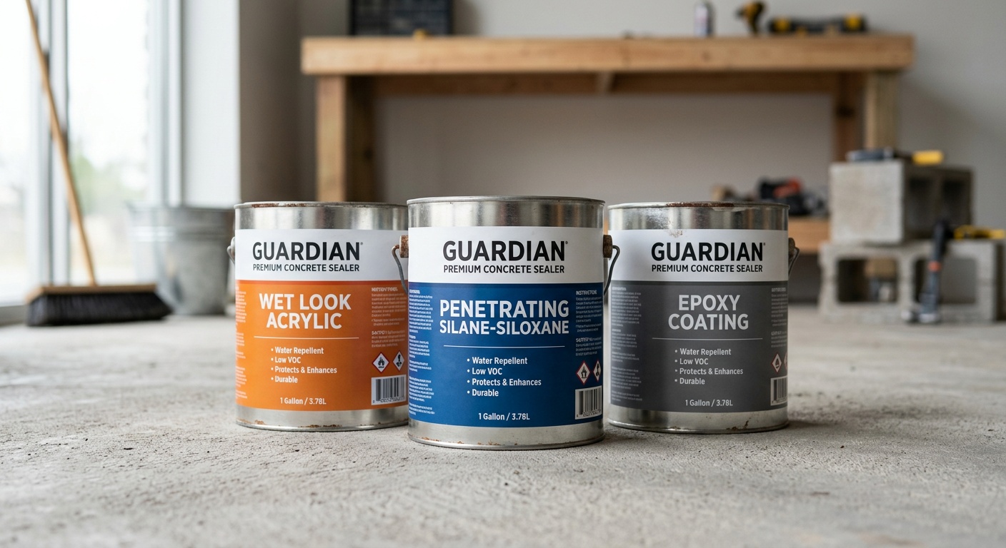 Concrete sealers garage