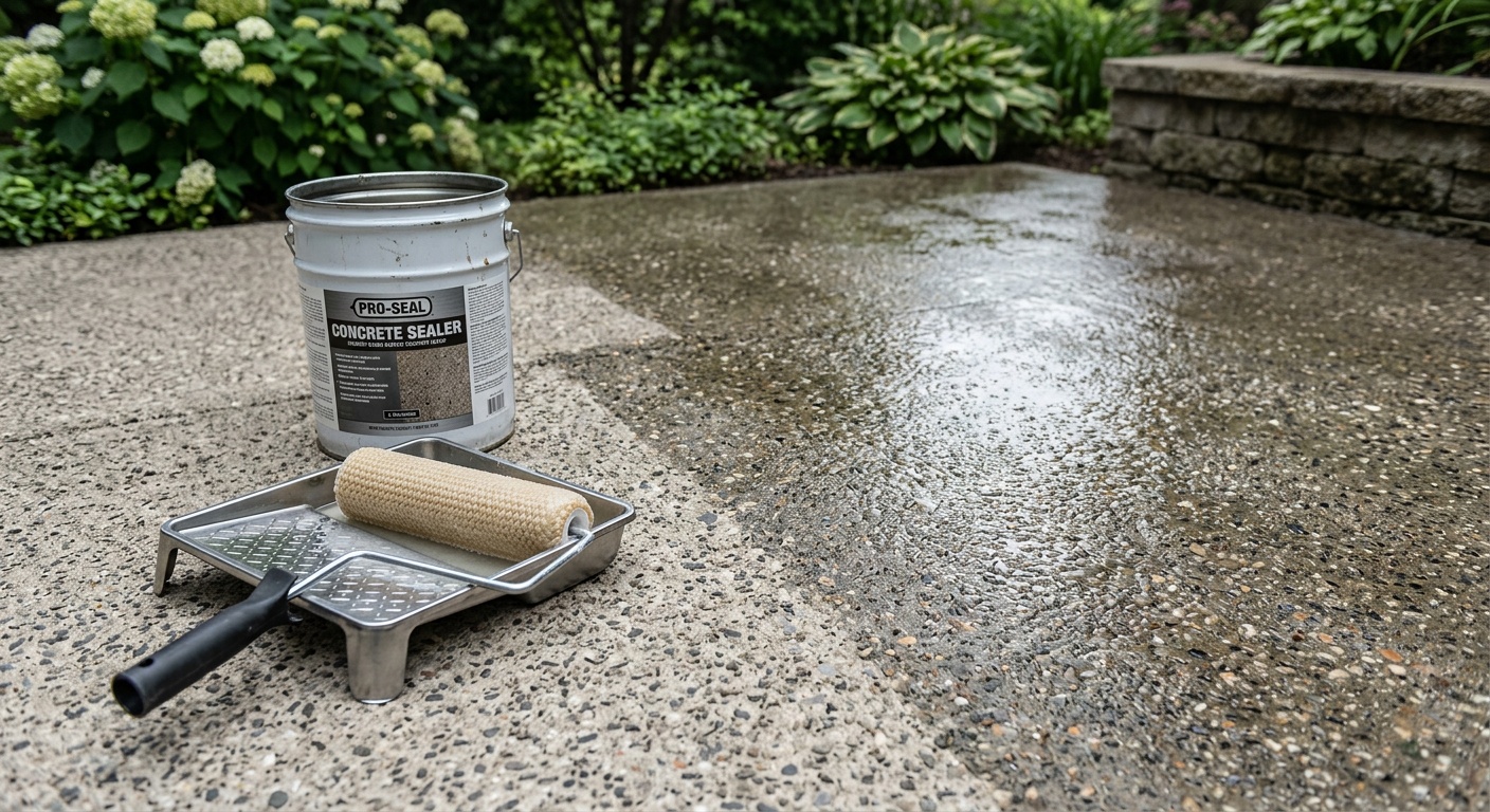 Outdoor Concrete Sealing
